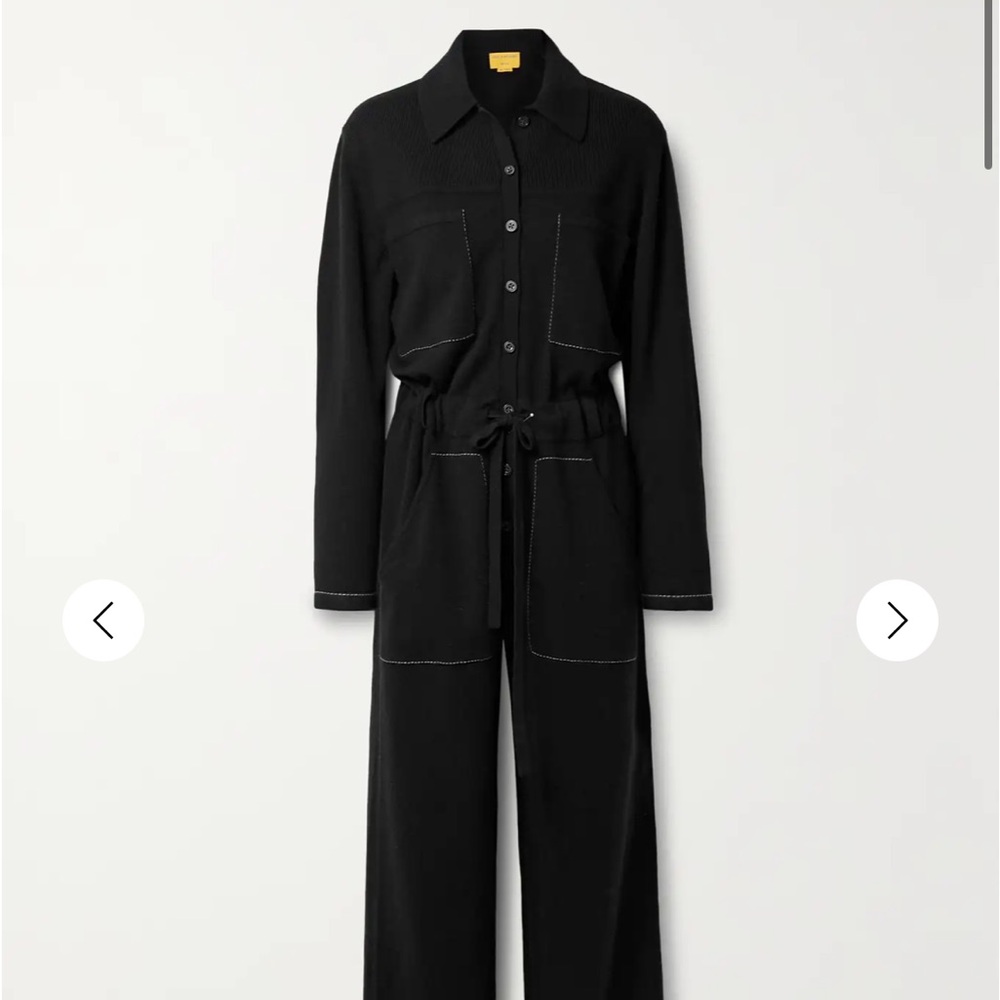 Guest in Residence black cashmere Jumpsuit